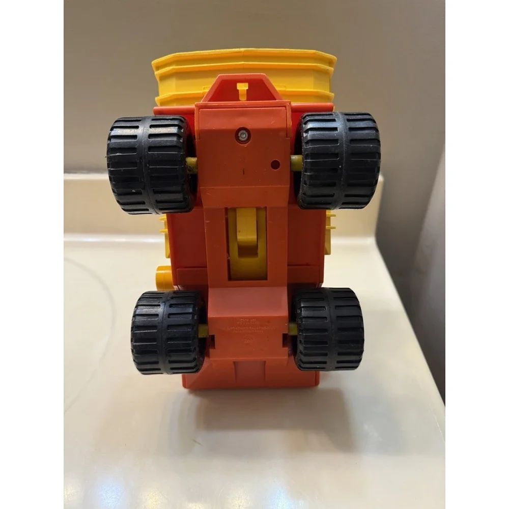 Vintage Fisher Prise Toy Dump Truck